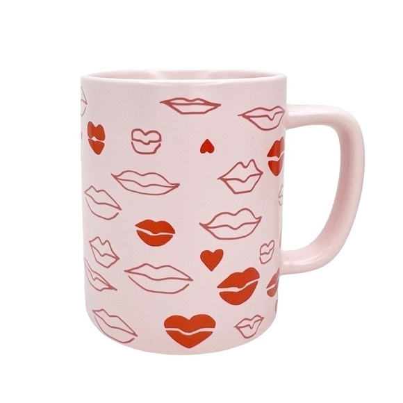 Starbucks Valentines Day Coffee Mug Lips Kisses Ceramic 2021 Collection New NWT - Picture 2 of 7
